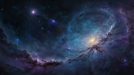 Obraz premium a wondrously detailed celestial map unfolds b image