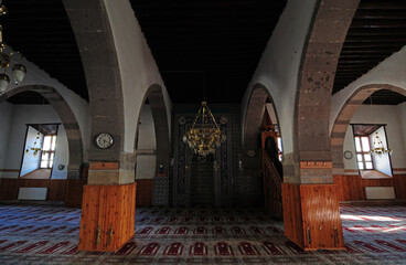 Obraz premium Located in Yahyali, Kayseri, Turkey, the Great Mosque was built in 1900.