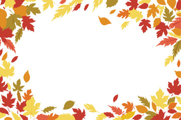 autumn leaves background Illustrator Artwork