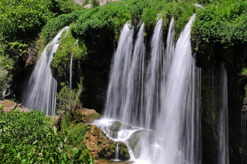 Yesilkoy Waterfall is in Kayseri, Turkey.
