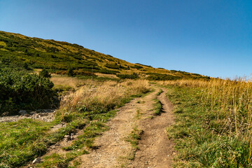 Hiking in the Mala Fatra Mountains, Slovakia.