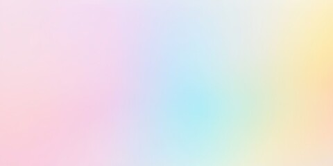 Color gradient background, abstract  pastel rainbow. Light blue, pink and yellow color banner gradation texture, vector pink noise texture blur abstract background