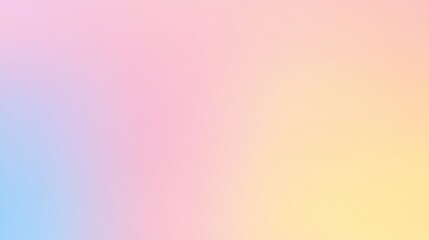 Obraz premium Color gradient background, abstract pastel rainbow. Light blue, pink and yellow color banner gradation texture, vector pink noise texture blur abstract background
