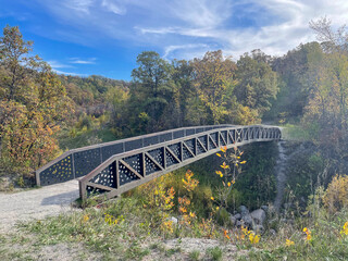 bridge in fall