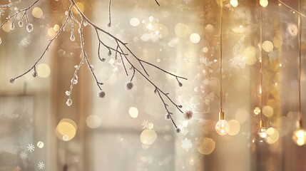 Frosted Red Berries in a Winter Wonderland: A Serene Close-Up Capturing Nature's Icy Beauty winter