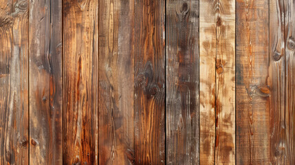 Obraz premium The Rustic Wooden Plank Wall