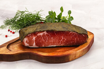 Delicous tasty dry pork jerky