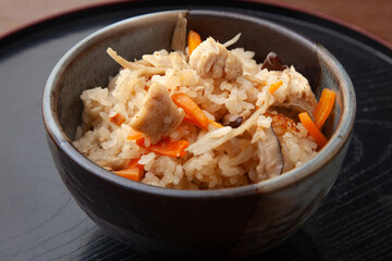 鶏牛蒡ご飯