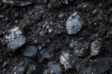 Fototapeta premium Vibrant Essence of Fertile Biochar Soil Reflecting Abundance and Earth’s Riches