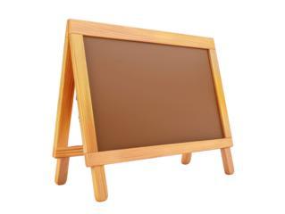 blank blackboard isolated on white background