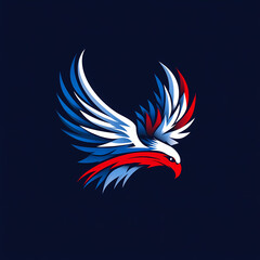 Obraz premium american eagle logo design