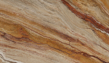 Elegance brown golden orange marble stone surface for interior or exterior