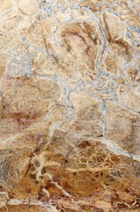 Elegance brown golden orange marble stone surface for interior or exterior