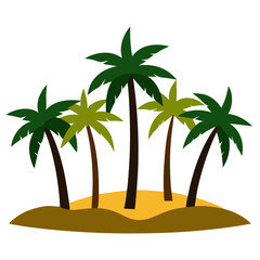 palm tree on the beach