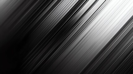 Obraz premium A stunning abstract illustration featuring dynamic black and white lines creating a sense of movement and depth.