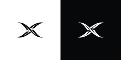 Modern and unique X logo design