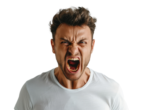 person screaming - Powered by Adobe