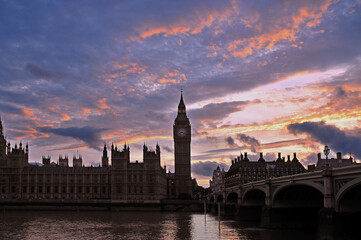 Naklejka premium London Sunset