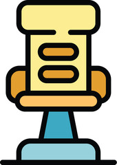 Comfortable and ergonomic office chair featuring adjustable height and smooth rolling wheels for enhanced mobility