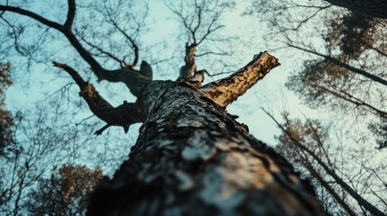 Looking Up at a Tree