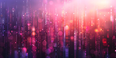 Bokeh pink background 