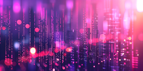 Obraz premium Bokeh pink background 