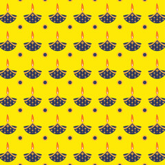 Festive Diwali Diya Arrangement: Stunning Vector Background for Celebrations