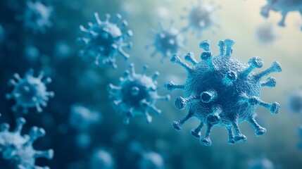 Close-up of coronavirus bacteria plastic model showing micro virus and covid-19 cell bacteria. Worldwide pandemic and corona outbreak concept. 