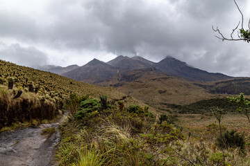Cumbal volcano in Colombia