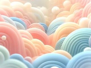 Water wave or cloud, rainbow color, background image.
