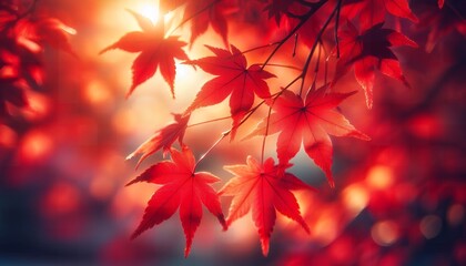 Fototapeta premium autumn leaves background