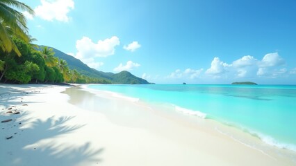 Fototapeta premium tropical island in the ocean