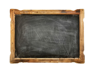 Obraz premium blank blackboard isolated on white