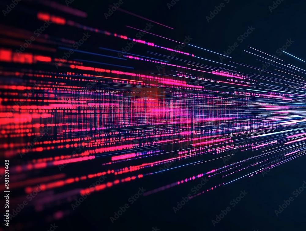 Poster data connection speed lines technology abstract background