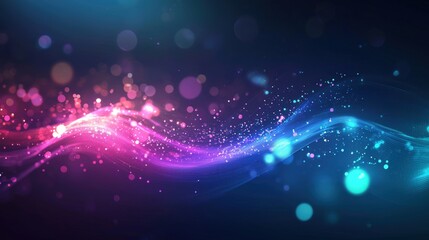 Obraz premium Sleek Abstract Gradient Background with Deep Blues, Purples, and Light Flares for Minimalist Design