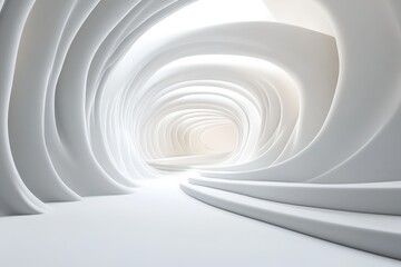 High-Tech Modern Design Render with Geometric Patterns