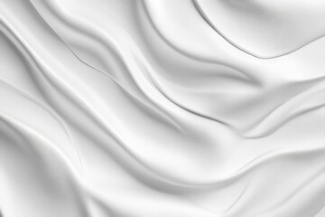 Fototapeta premium White leather waves on a smooth surface