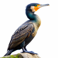 Obraz premium cormorant pic with white background