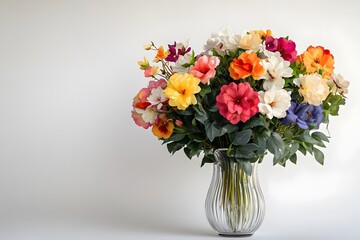 Beautiful bouquet of colorful flowers