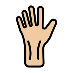 Obraz premium Wrists Vector Filled Icon Design