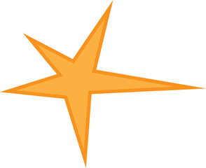 Obraz premium Golden star icon
