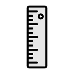 Ruler Vector Filled Icon Design