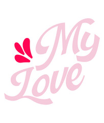 Retro, Valentine Craft Design. T-shirt Design. Illustration