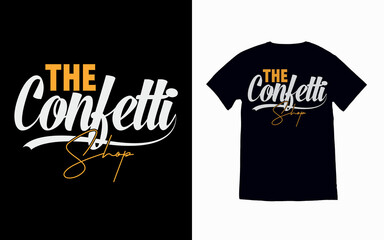 Naklejka premium Typography text design t shirt design