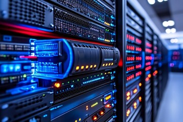 Obraz premium Backup plan for IT systems safeguards against cyberattacks or technical breakdowns