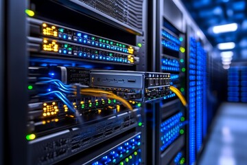 Naklejka premium Backup plan for website downtime ensures minimal disruption to online services