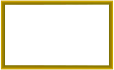 Obraz premium golden frame isolated on white, gold frame isolated on white, gold picture frame, gold frame, gold frame for text, gold frame isolated, gold, frame png, frame, png, for text, for your design, lines