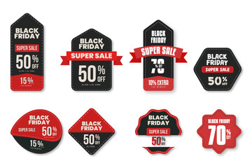 Exclusive Black Friday Shopping Labels