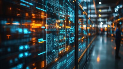 Machine learning algorithms optimize processes in a modern data center during evening hours