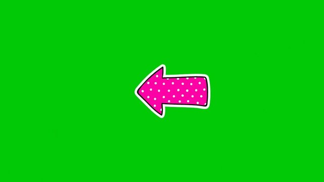 arrow pointing green screen animated arrows showing something, arrow pointing scribble 